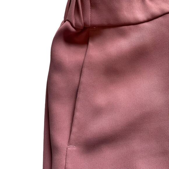 J Crew Casual Pants Elastic Back Waist Pink front pockets Women Size 0 NEW - Picture 7 of 9